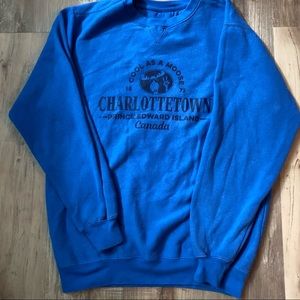 Charlottetown Prince Edward Island, Canada Sweatshirt - “Cool as a moose”